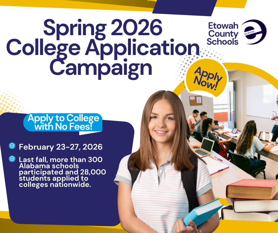 ALABAMA STUDENTS CAN APPLY TO COLLEGE WITH NO FEES! 